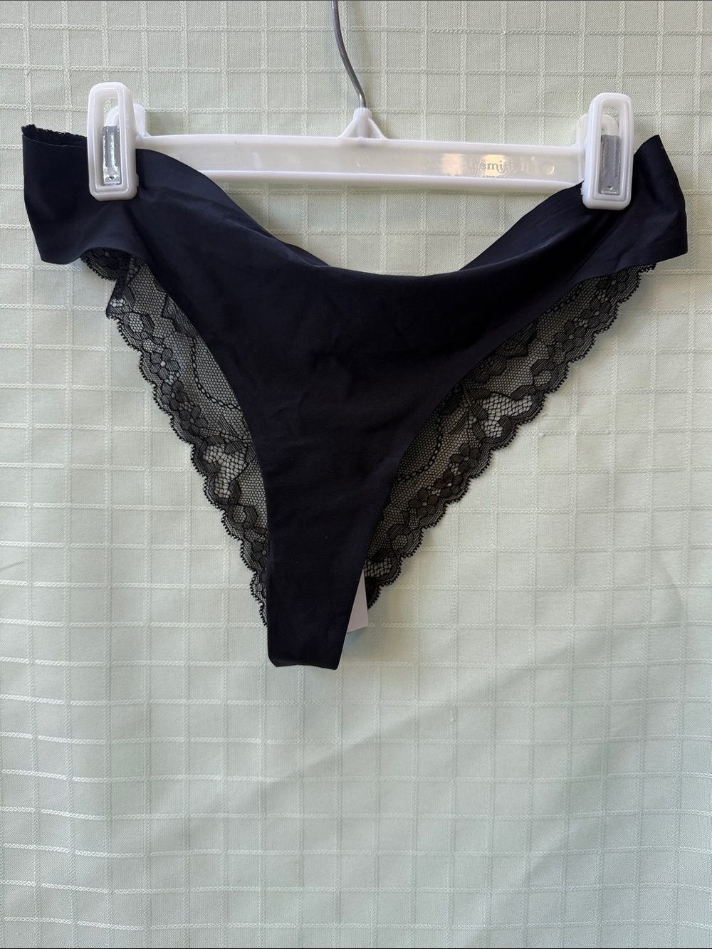 New Urban Outfitters Black Lace Thong Panty